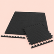 Tapis de sol modulaire Lihyl — 24 dalles en mousse EVA noire emboîtables